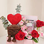 Gucci Flora Magnolia and Jellycat Plush Toy Gift Box for Valentine's