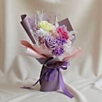 Lilac Dream Forever 2 in 1 bouquet with built-in vase