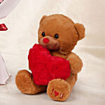 Love Expresssion Roses Bouquet with Teddy Bear