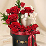 Luxury Roses and Perfumes Arrangement for Valentines Day