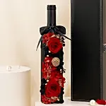 Preserved Roses Arrangement in a Bottle for Valentine's