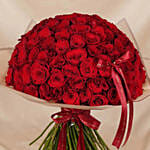 Valentine's Days 99 Red Roses Bouquet