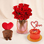 Valentines Roses Elegance Combos