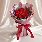 Forever Yours Preserved Roses 2 in 1 bouquet with built-in vase