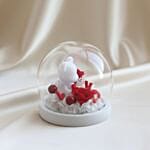 Forever Yours Teddy Rose Dome Gift