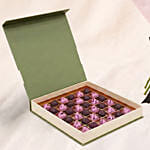 Elegant Duo of Roses Valentine's Day Bouquet with Chocolates