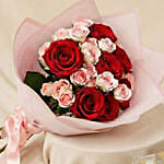 Eternal Love Valentine's Roses Bouquet with Chocolates