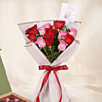 Love Expresssion Roses Bouquets with Chocolates