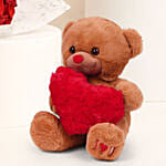 35 Red Roses Expression Bouquet n Teddy Bear