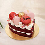 Joy of Love Spray Roses Bouquet and Cake For Valentine's