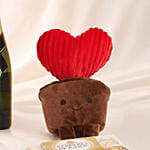 Valentine Gift Set With Wine