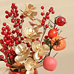 CNY Artificial Arrangment in Red Pot