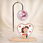 Love You Floral Table Lamp