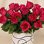 Romantic Darks Pink Roses for Valentine s Day