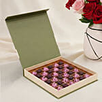 Blush of Love Roses and Chocolates for Valentine's