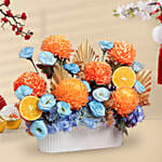 Wishing You Great Fortune Flowers Vase