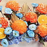 Wishing You Great Fortune Flowers Vase