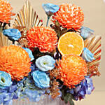 Wishing You Great Fortune Flowers Vase