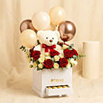 Bear-y Special Golden Rose Surprise
