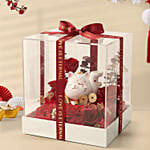Lucky Fortune Cat Floral Box