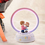 15 Red Roses Bouquet for Valentine's Day n Led Love Lamp