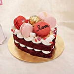 Love Expresssion Roses Bouquet with Cake