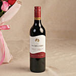 Love Expresssion Roses Bouquet with Wine