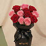 Roses Blush for Valentines with Chocolates
