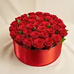 Valentine's Day Red Rose Box