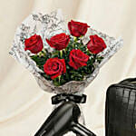 Remington Style Edition Hair Dryer Gift Set with Red Roses Combo