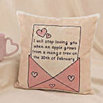 Forever Love Letter Cushion & Mug Set