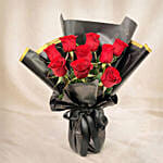 Love 9 Red Roses Bouquet