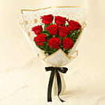 Valentine 9 Roses Bouquet