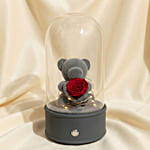 Bluetooth Speaker Preserve Rose Teddy Dome