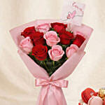 Love Expresssion Roses Bouquets and Cake