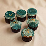 Festive Hari Raya Vanilla & Chocolate Cupcake