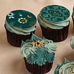 Festive Hari Raya Vanilla & Chocolate Cupcake