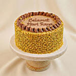 Selamat Hari Raya Pistachio Kunafa Chocolate Cake