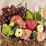 Small Fruits and Flowers Basket