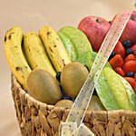 White Phoneix & Assorted Fruits Basket