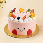 Smiley Mini Jellycat Pastel Bouquet and Jellycat Cake