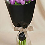 Violet Tulip Bouquet