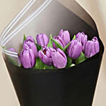 Violet Tulip Bouquet