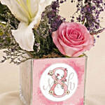 Graceful Blooms Women’s Day Vase