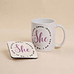 She Means Business Mug Set