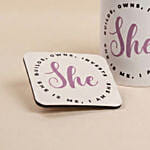 She Means Business Mug Set