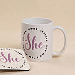 She Means Business Mug Set