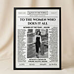 Queen of the World Women’s Day Frame