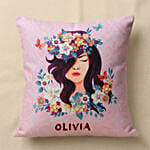 Beautiful You Personalised Name Cushion