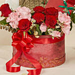 Flowers Teddy and Chocolate Box